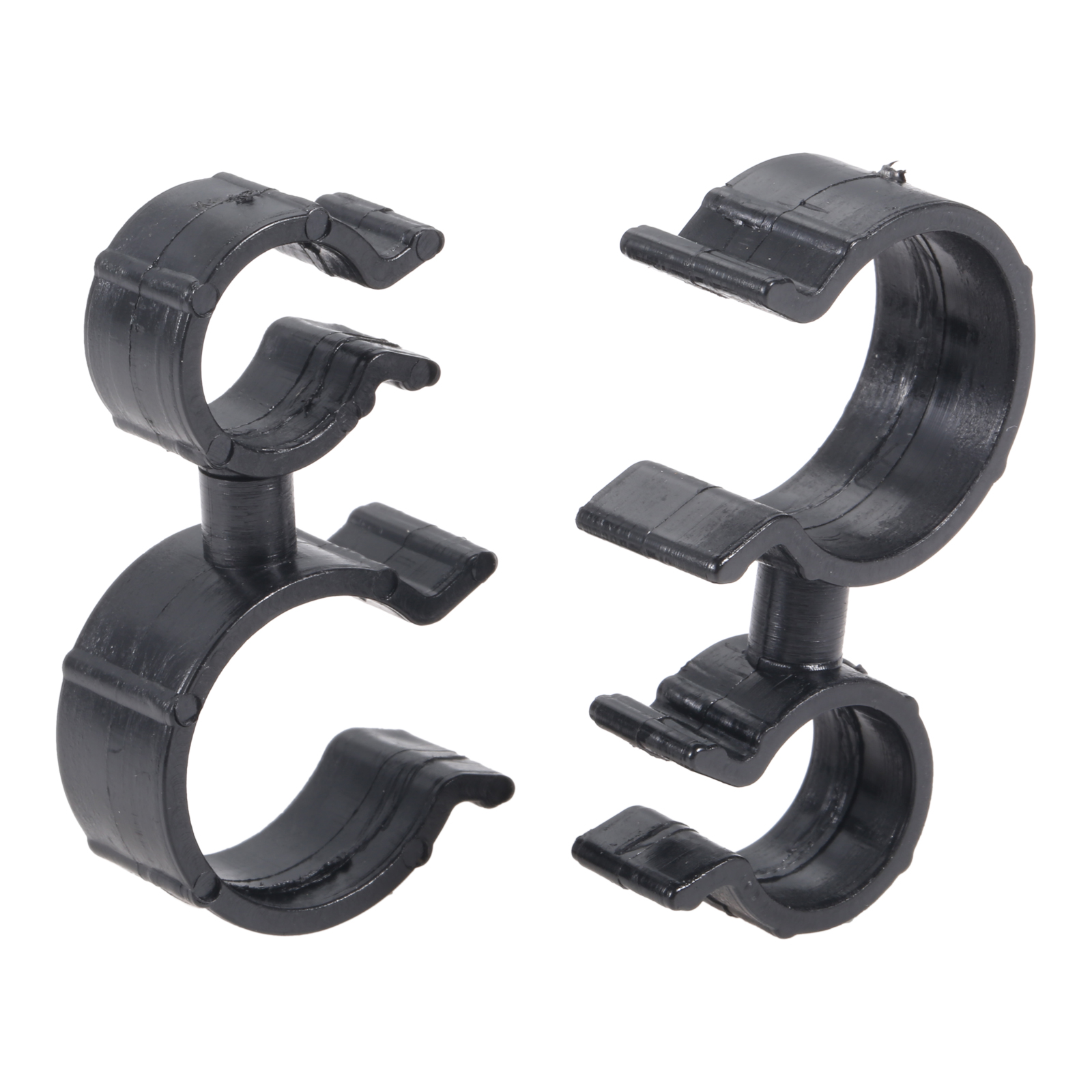 Plastic Pipe Clip - 2pcs Car Black Plastic Tubing Support