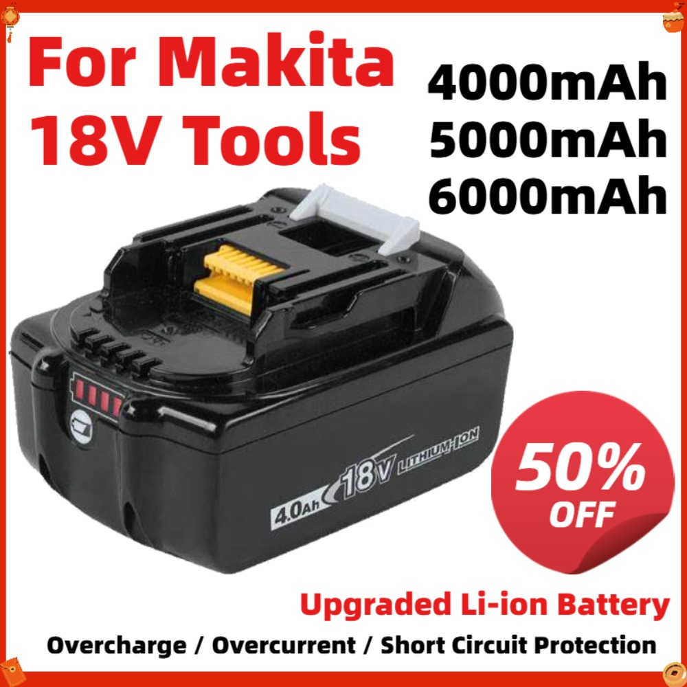 6000mAh Upgraded Battery For M - Makita Drill Dtw300 review and price