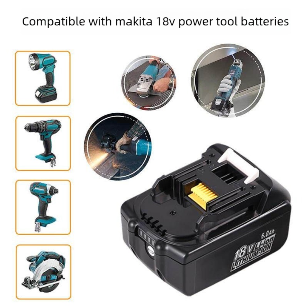 6000mAh Upgraded Battery For M - Makita Drill Dtw300 review and price