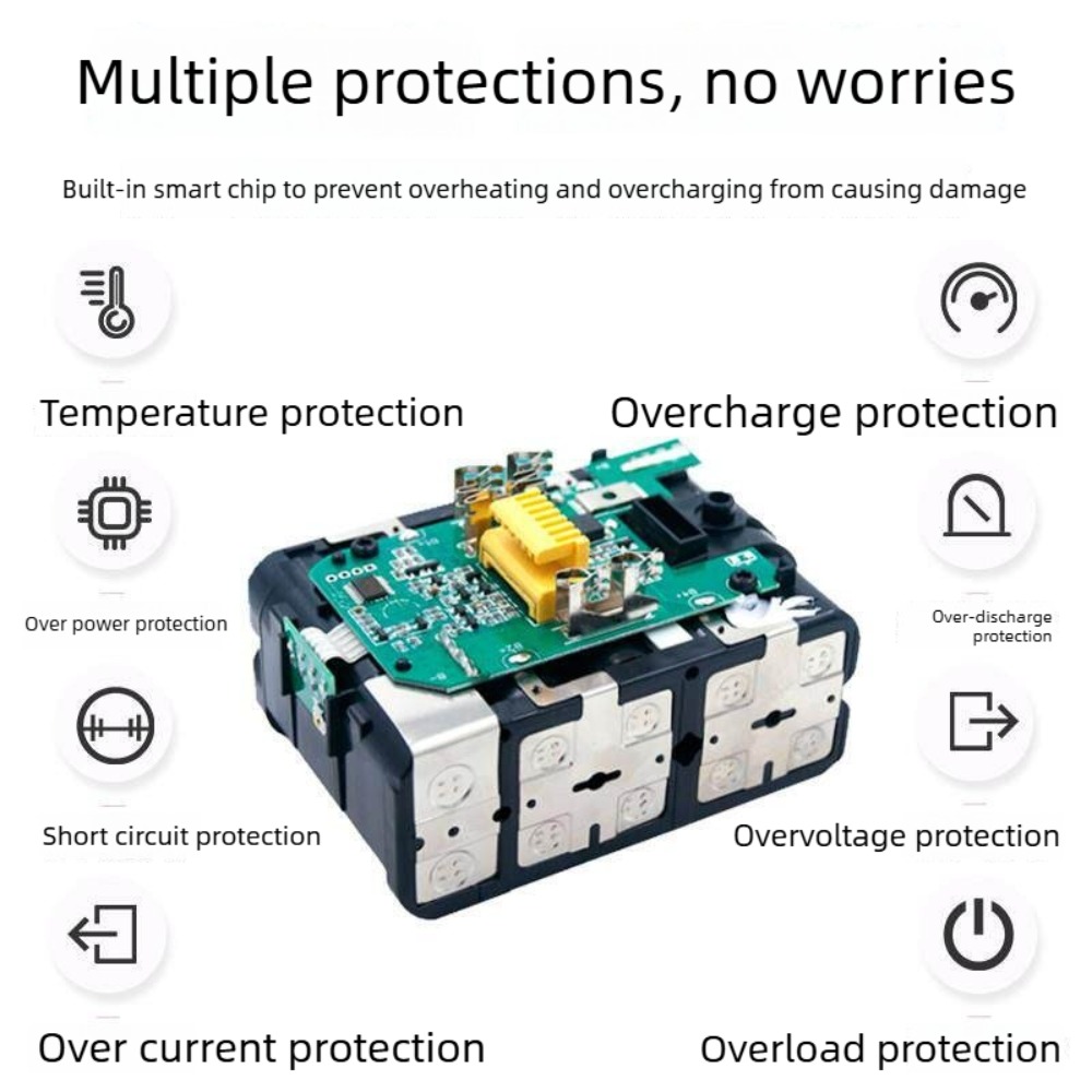 6000mAh Upgraded Battery For M - Makita Drill Dtw300 review and price