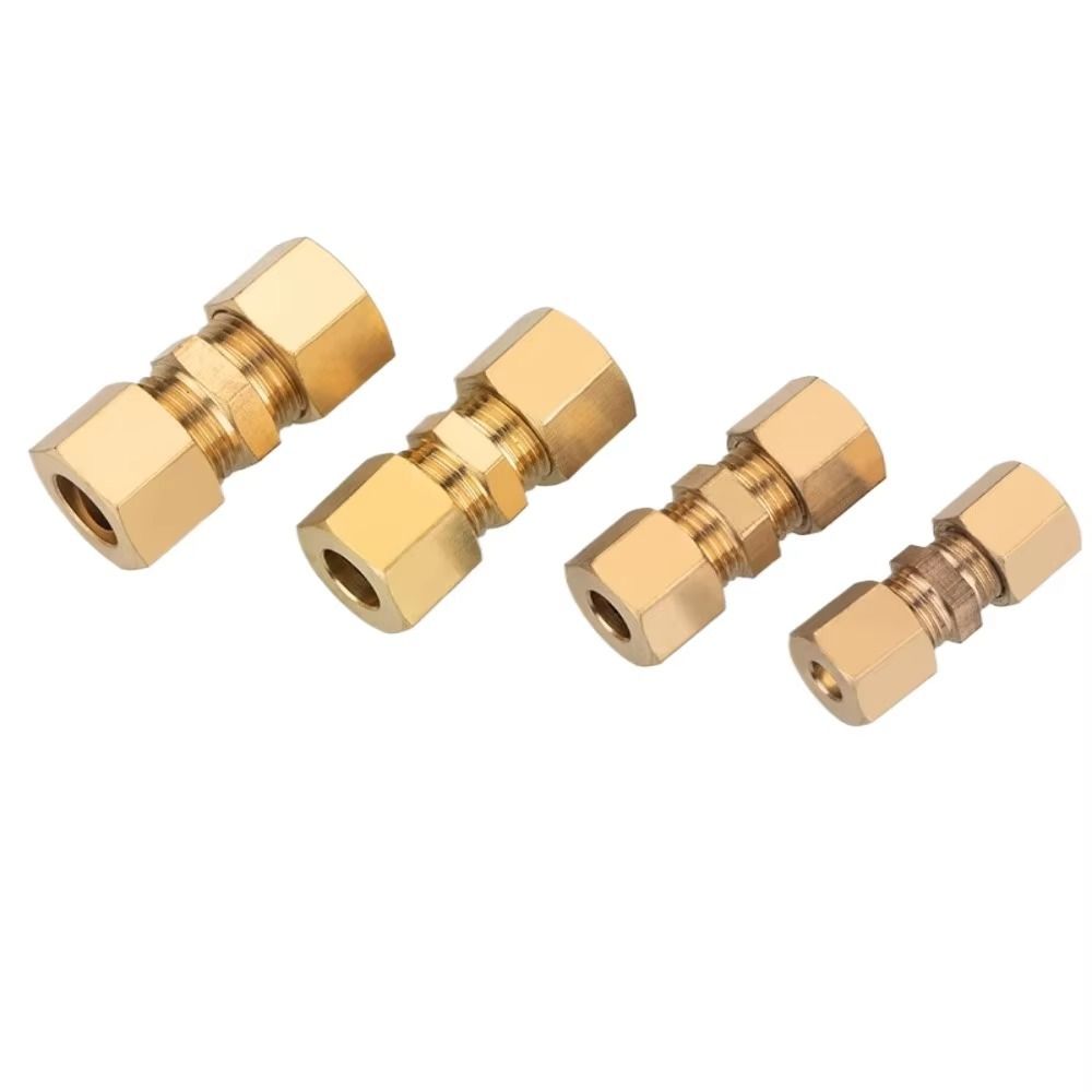 Connector Brass Brass Compress - Compression Fitting Brass review and price