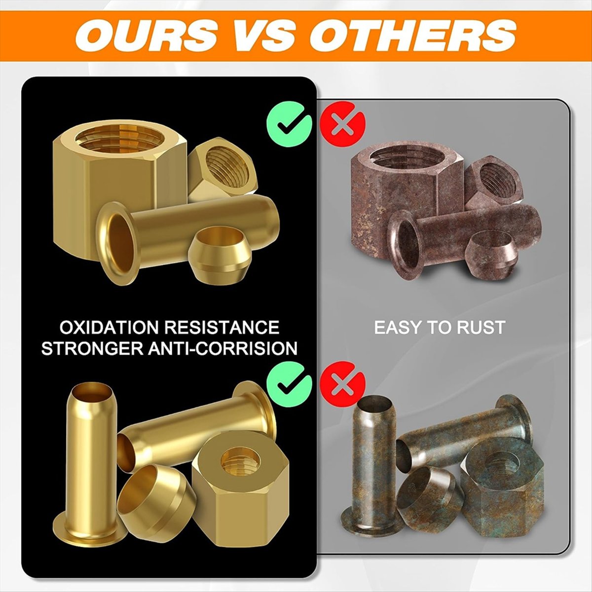 AT16 180PCS Compression Fittin - Compression Fitting Brass review and price