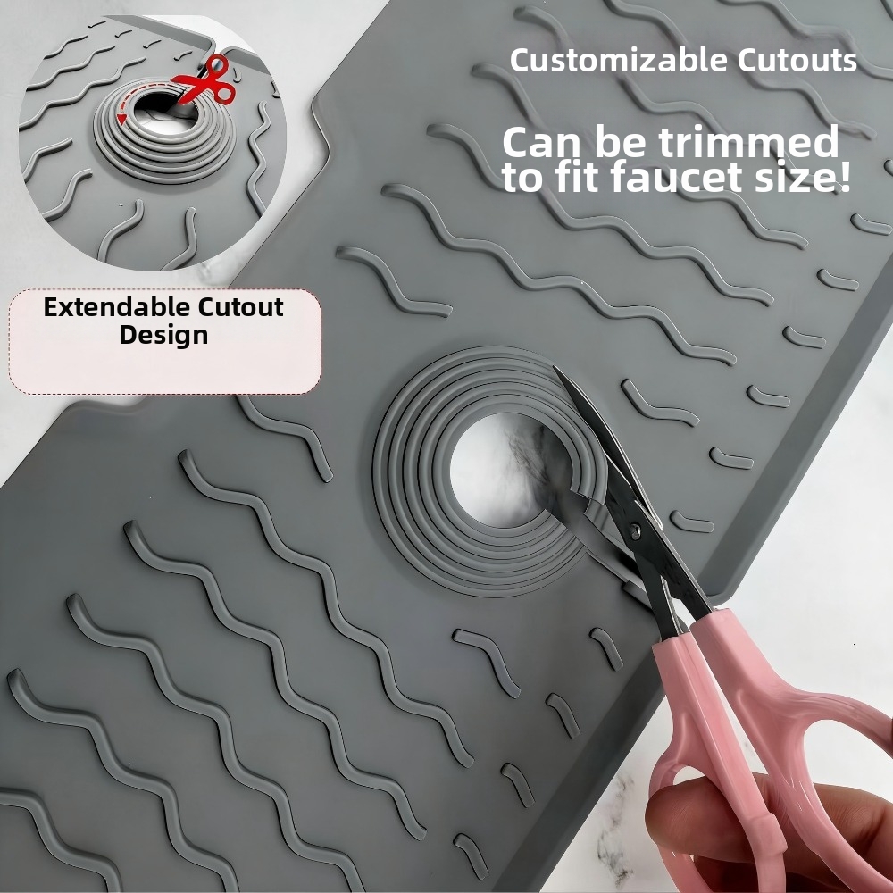 New Silicone Faucet Drain Mat  - Silicone Tap Washer review and price