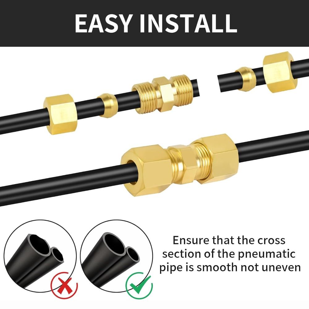 Connector Brass Brass Compress - Compression Fitting Brass review and price