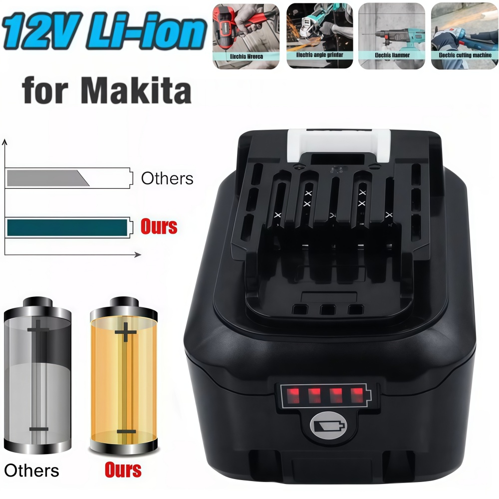 10.8V 12V Max 4.0Ah/6.0Ah Li-i - Makita Drill Hp1640 review and price